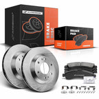 Front Disc Brake Rotors & Ceramic Pads for Chevy Trailblazer (2002–2009)