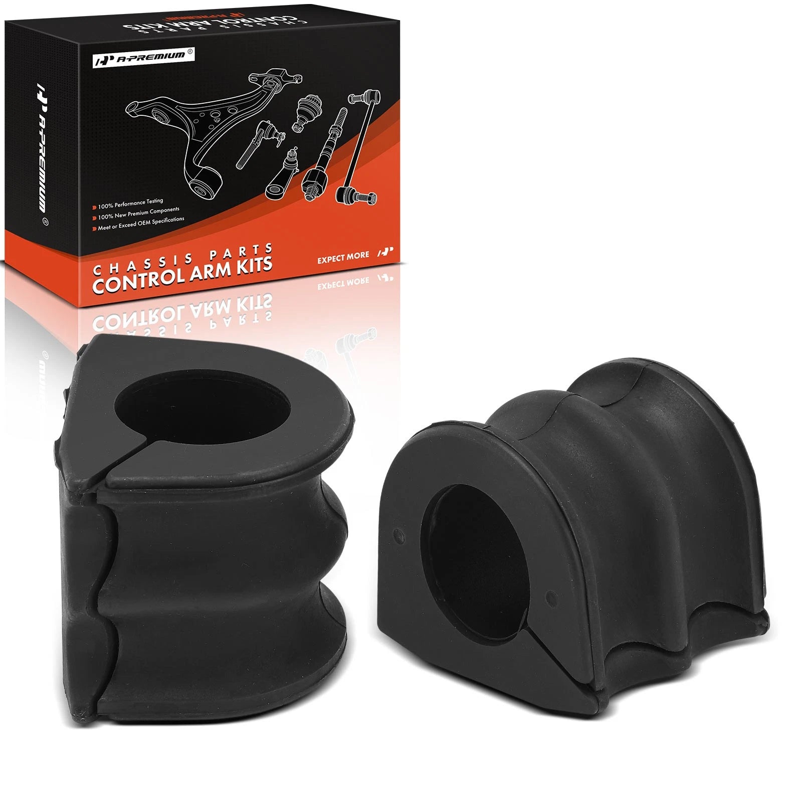 2X Front Sway Bar Bushing Kit for Nissan Frontier Pathfinder (1998–2023)