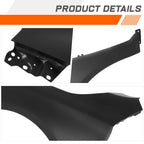 Steel Primered Black Front Driver Left Side Fender for Chevrolet Impala (2014–2020)