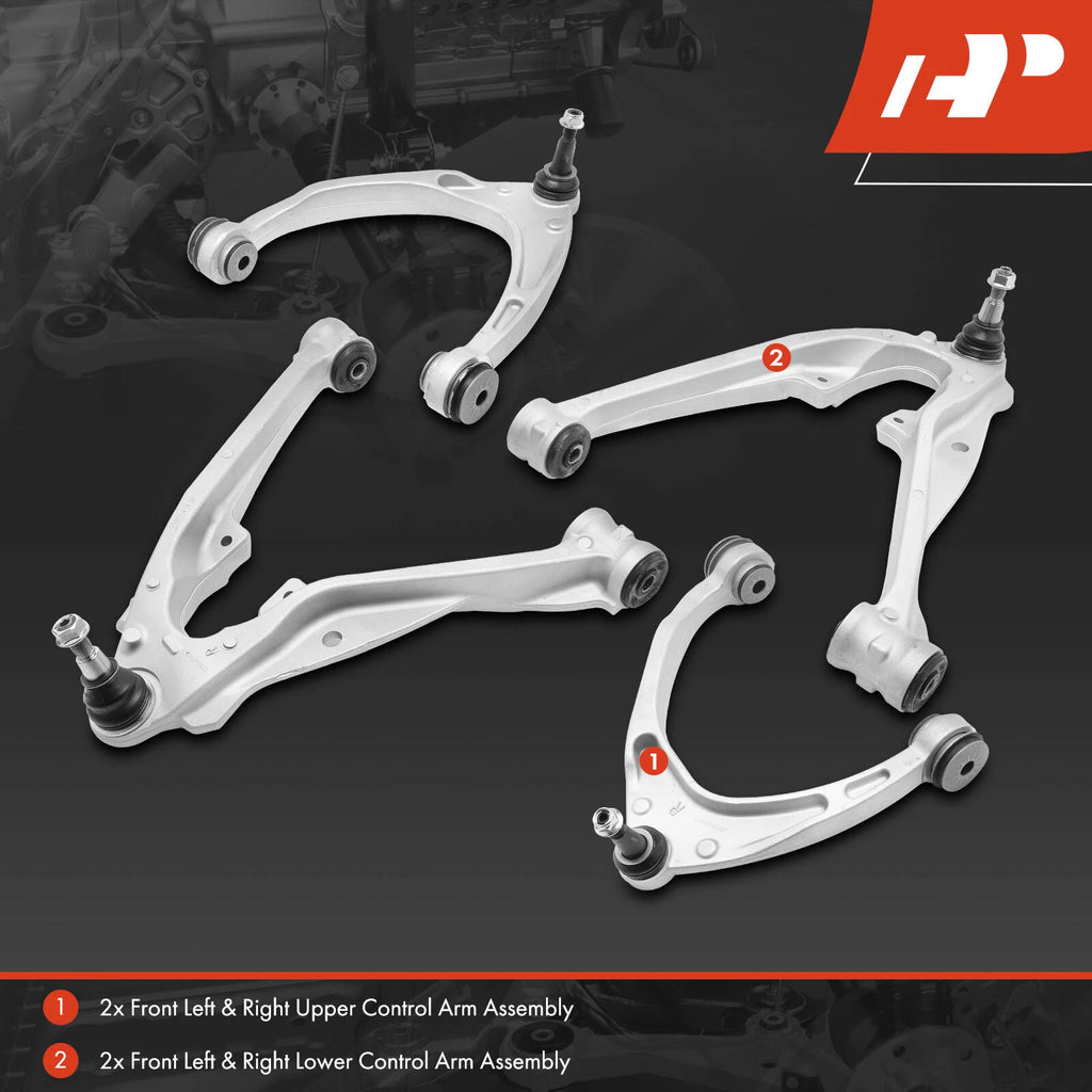 Set of 4 Control Arms & Ball Joints for Chevy GMC Sierra