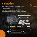 Timing Chain for VW Scirocco Jetta GLI 2.0TSI (2008–2014) 06K109467P 06K109469N