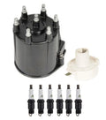 Distributor Rotor Cap & Spark Plugs Kit for Camaro Fiero Firebird (1982–1992)