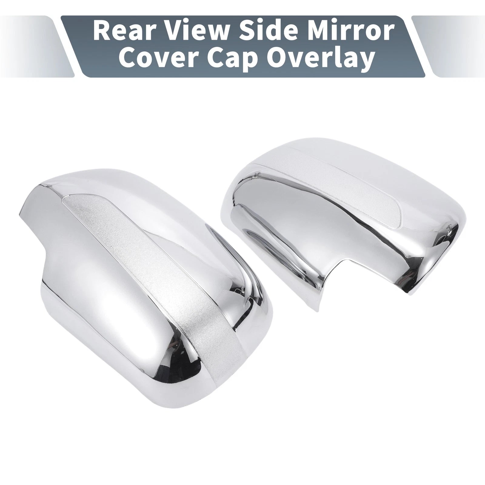 Pair Rearview Mirror Cover Overlay Chrome for Lexus RX350 RX330 (2007–2015)