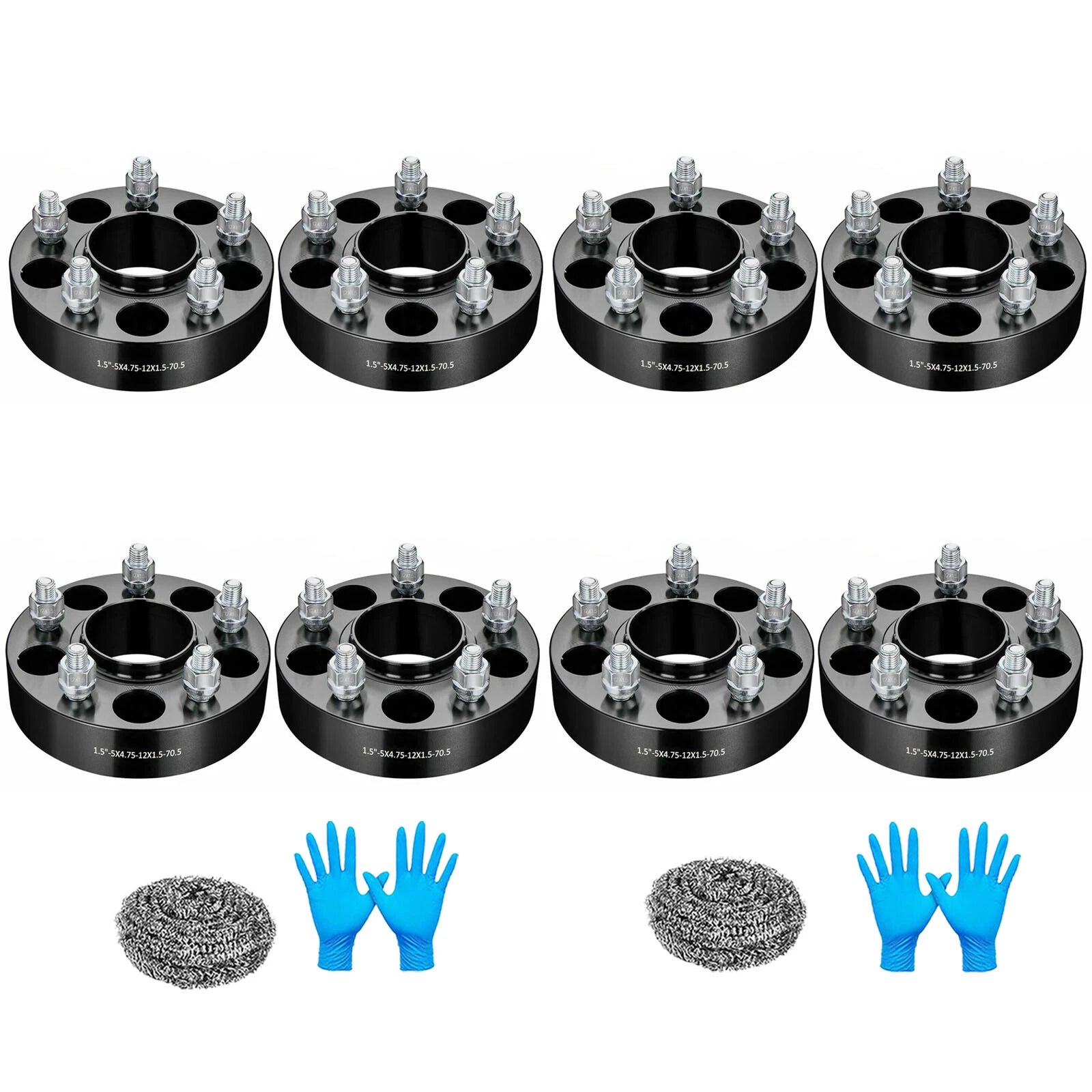 8PCS 1.5" Hubcentric Wheel Spacers for Chevy Corvette Camaro GMC (1997–2023)
