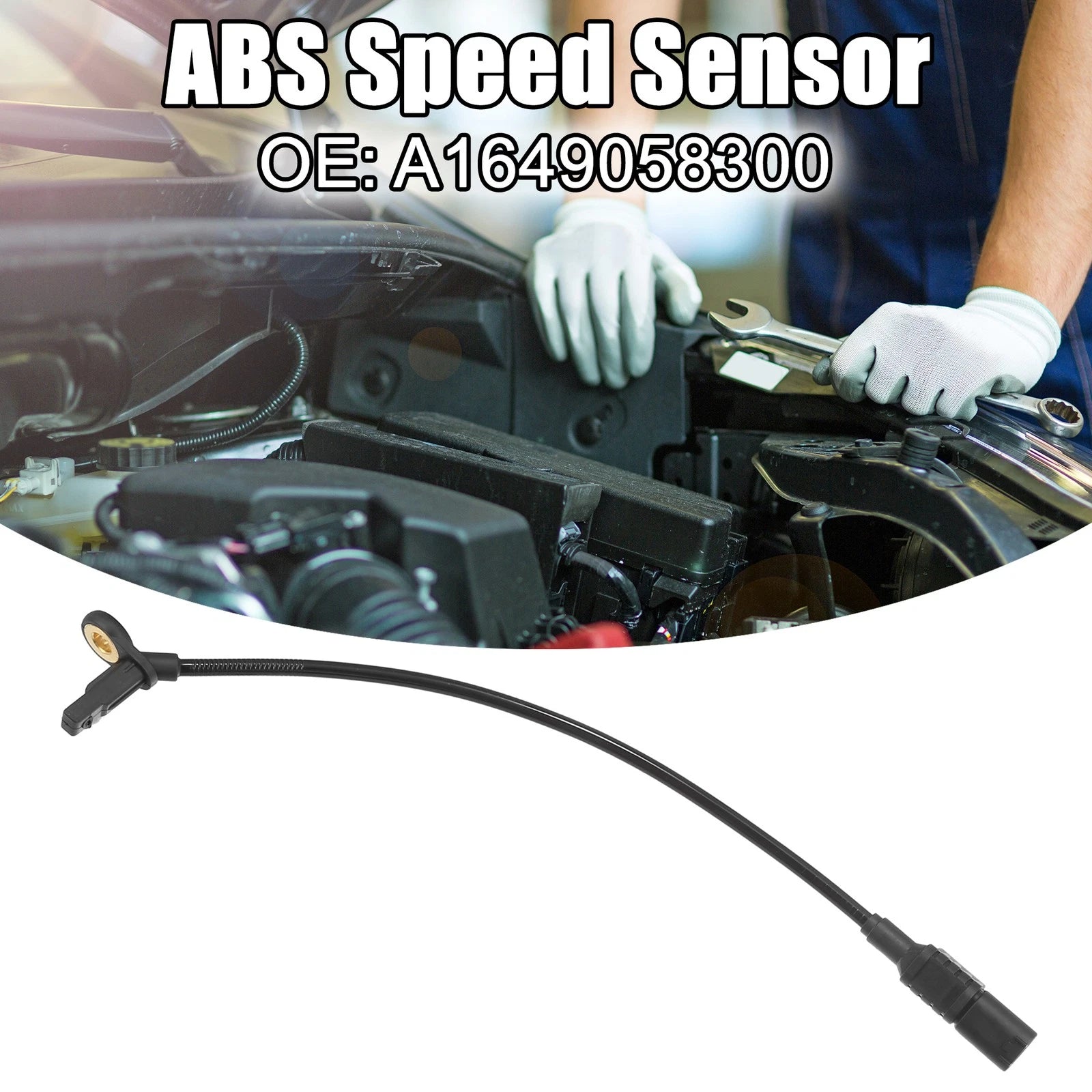 Rear Left Right ABS Sensor for Mercedes-Benz ML550 (2008–2010) No.A1649058300