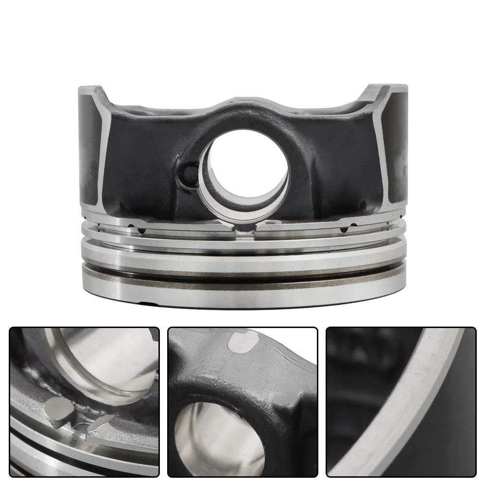 4X Pistons & Rings Assembly Φ21mm for VW Jetta AUDI A4 A5 (2008–2011)