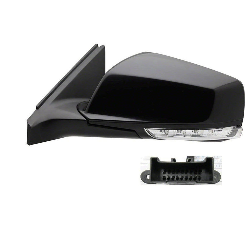 Driver Side Power Door Mirror w/Heated Glass w/Puddle Light and Turn Signal