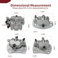 Front Rear Brake Calipers Set for Can-Am Commander 1000 4x4 (2011–2017)