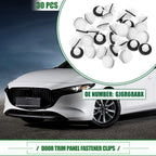 30 Pcs Door Trim Panel Clips Fastener Rivet for Mazda 3 (2004–2009) No.GJ6R68ABX