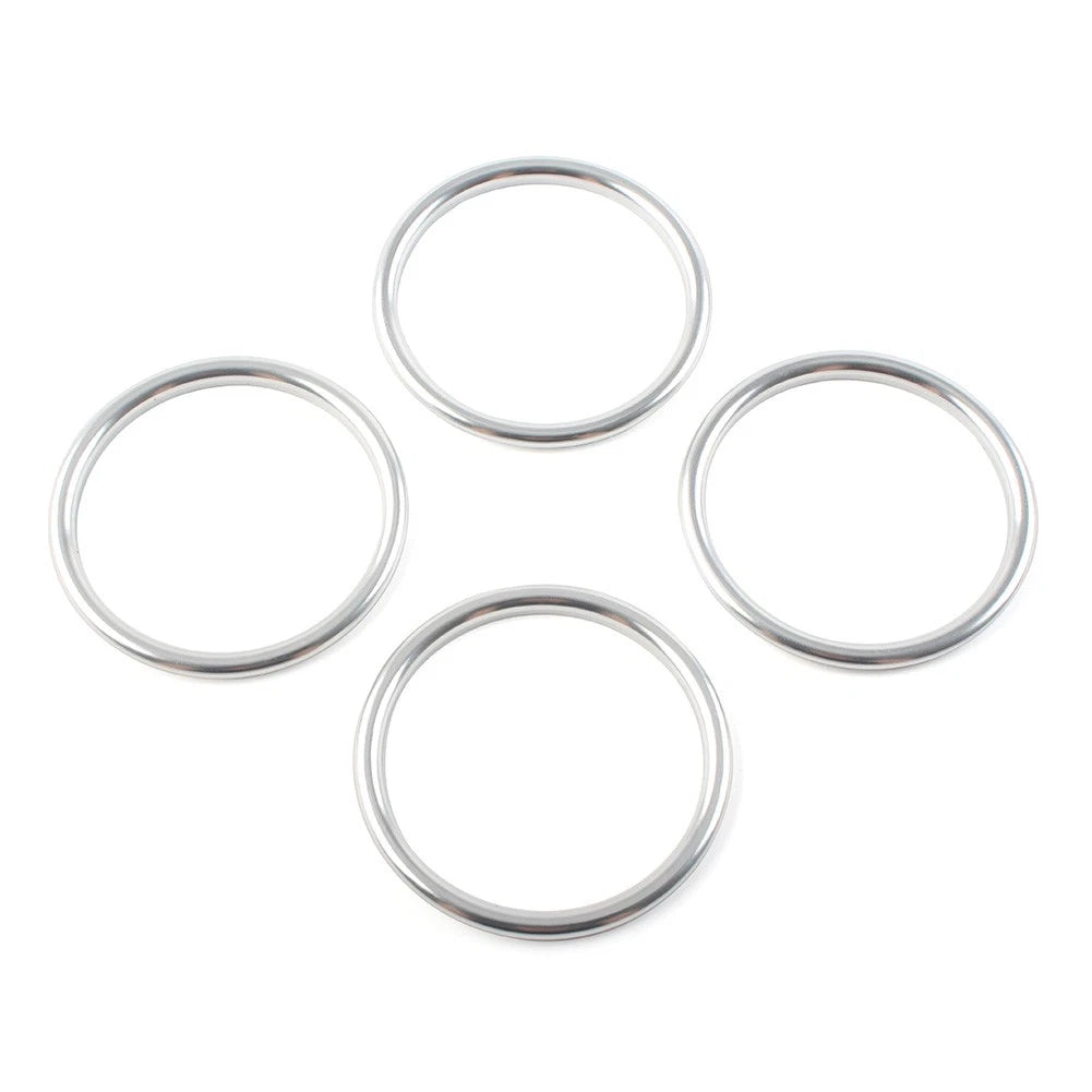 AC Air Condition Vent Outlet Inner Ring Trim for Audi A1 S1 8X (2010–2018) Silver