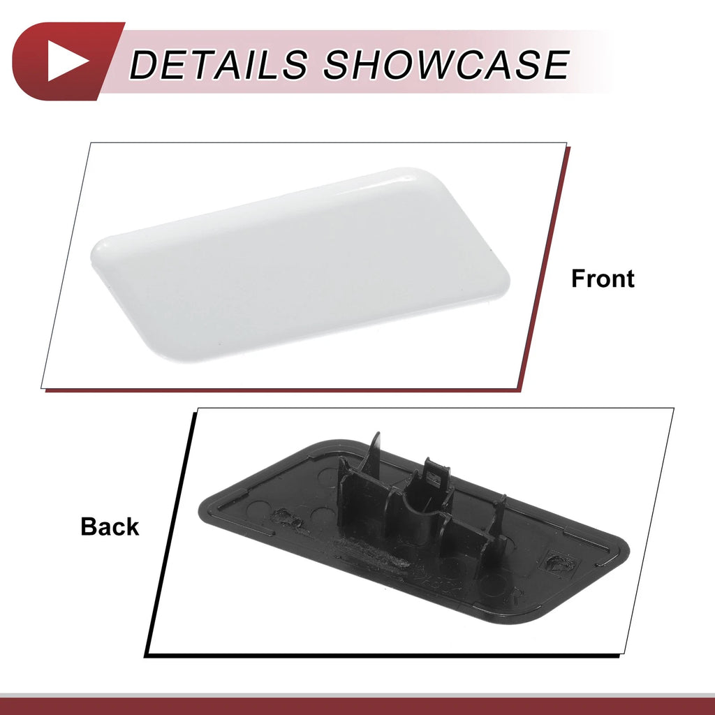 Front Right Washer Nozzle Cover Cap for Subaru Outback (2015–2017) White