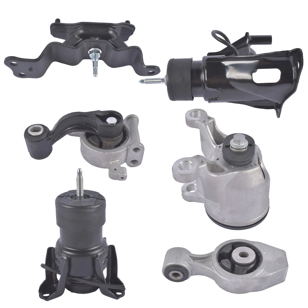 Set of 6 Engine and Transmission Mounts for Nissan Murano (2015–2024)