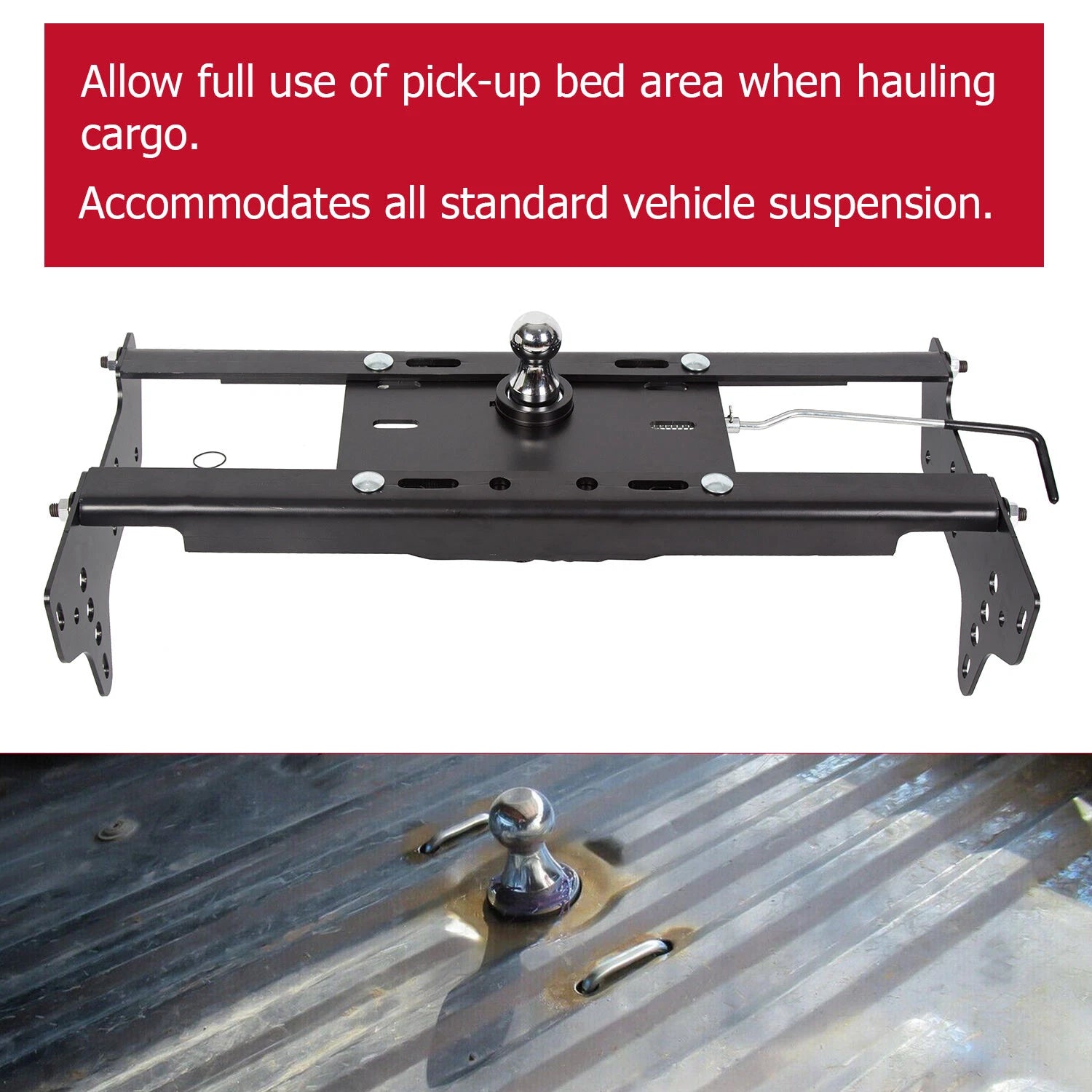 Gooseneck Trailer Hitch System for Ford F250 F350 (1999-2016)