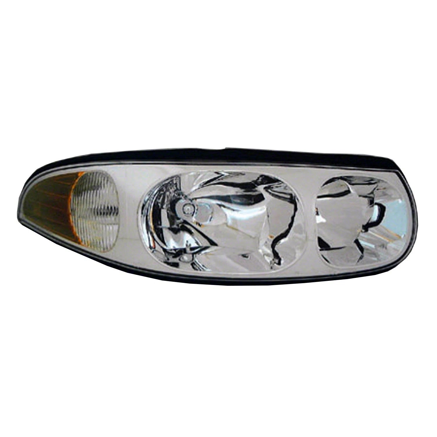 Replacement Passenger Side Head Light Assembly w/Fluted High Beam Surface