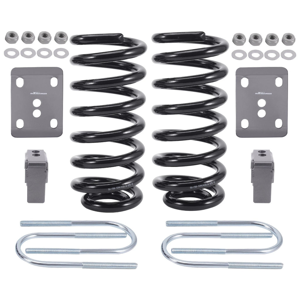 3" Front 5" Rear Lowering Springs + Flip Kit for Ford F100 F150 2WD (1980–1996)