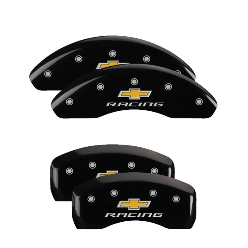 Set of 4 Gloss Black Racing Caliper Covers for Chevy Impala (2000–2005)