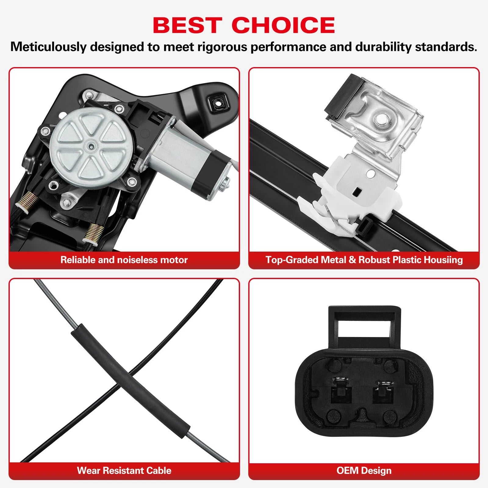 Power Window Regulator for Saab 9-7x (2005â2007)