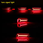 Red LED Rear Reflector Brake Signal Lights for Toyota Corolla Lexus CT200h (2011–2013)