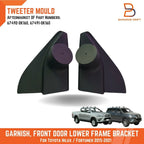Black Tweeter Mould for Toyota Hilux Revo Fortuner (2015-2024)