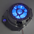 Chrome Blue Sequential LED Engine Clutch Cover for Suzuki GSXR1300 Hayabusa (1999–2020)