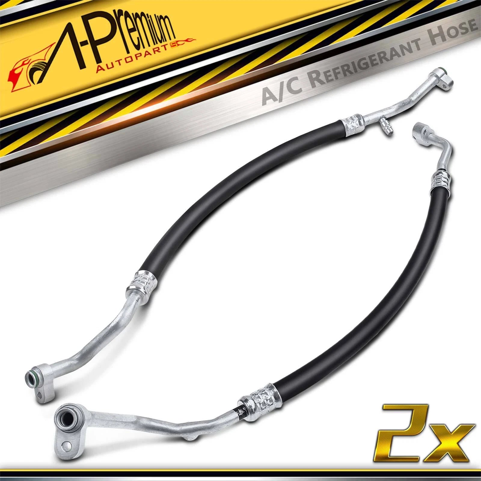 2X A/C Suction & Discharge Line Hose for Honda Fit (2009–2013)