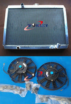 5 Row Aluminum Radiator + Fan for Mitsubishi Starion Turbo (1982-1989)