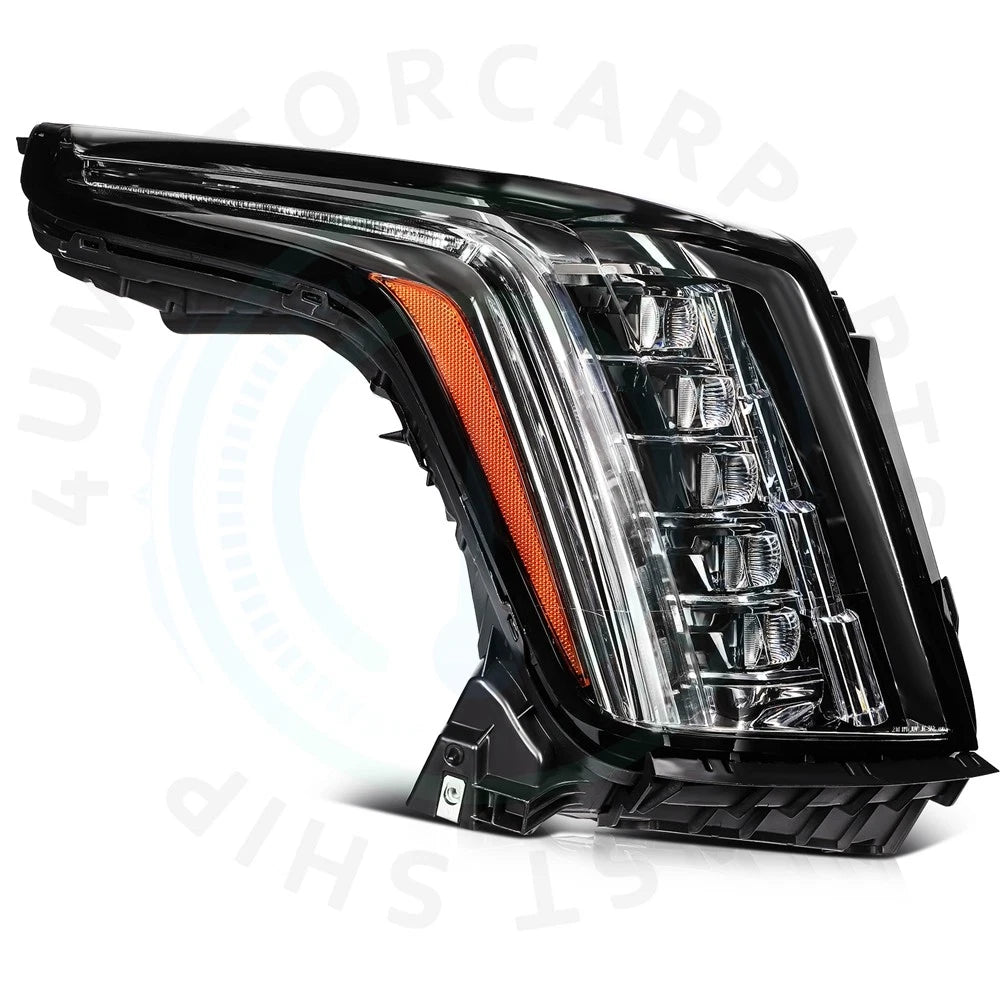 Black Housing Headlight Assembly for Cadillac Escalade ESV (2015–2020)