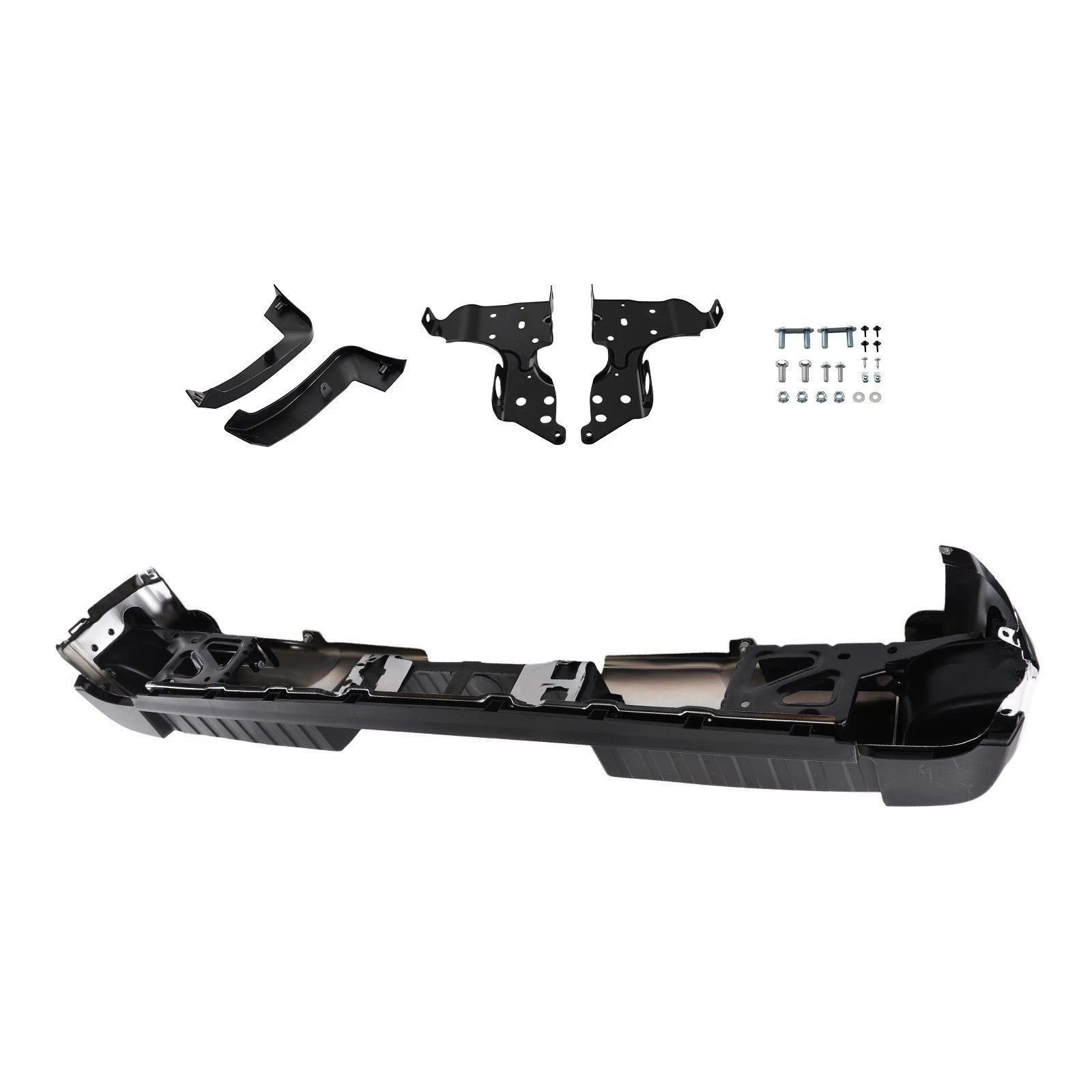 Rear Bumper Assembly Chrome Steel for Silverado 1500 (2014–2018) GM1103176
