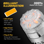 2X T20 580 7443 CANBUS LED Turn Signal Indicator Parking Light Bulbs for US L