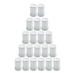 Set of 20 Chrome Lug Nut Caps for Truck (33mm)
