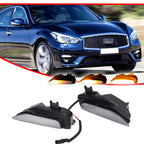 Clear Switchback LED Sequential Fog Lamps for Infiniti Q50 (2014–2020)