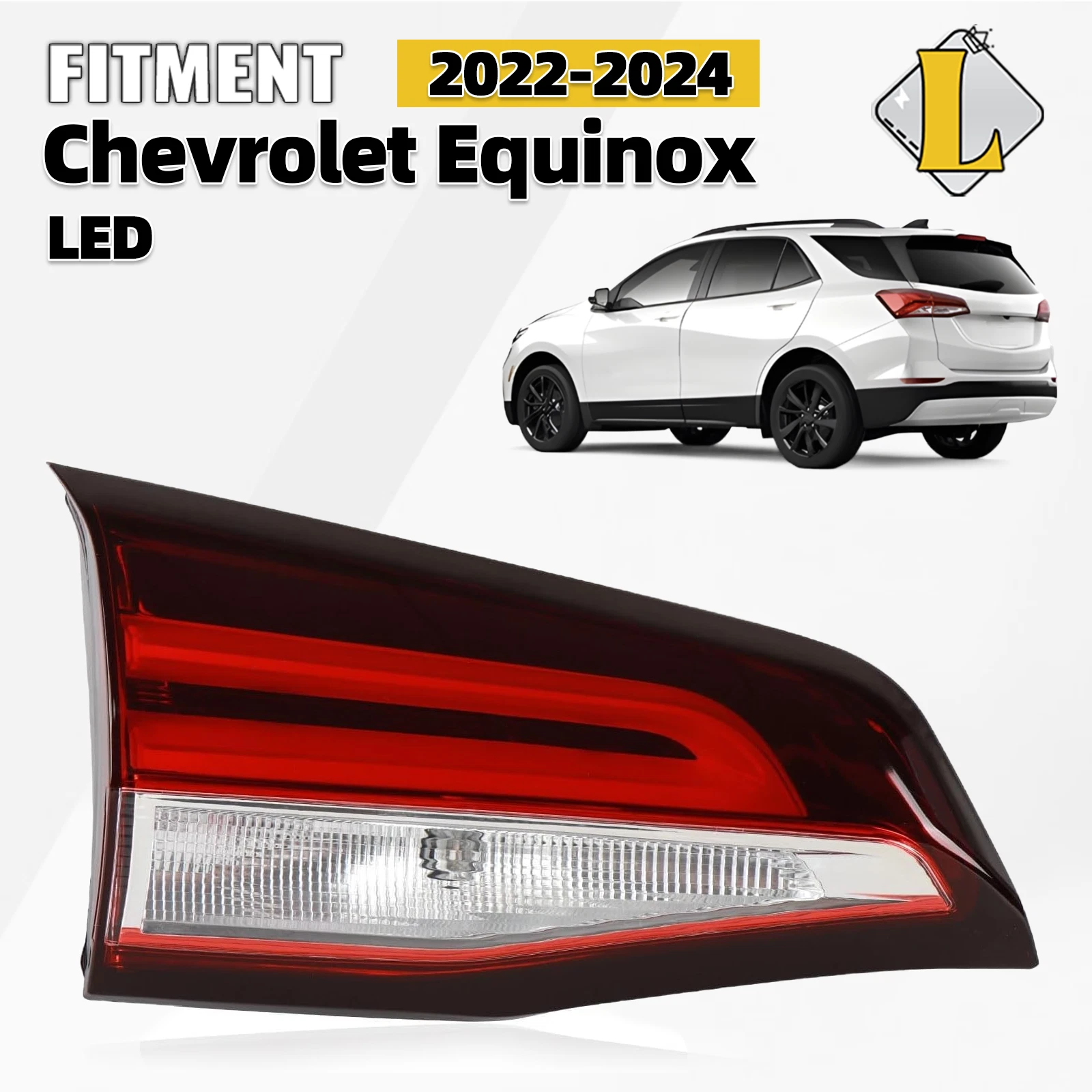 LED Tail Light Left Driver Brake Lamp for Chevrolet Equinox RS Premier (2022–2024)
