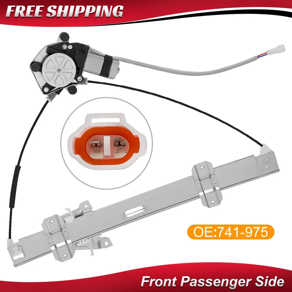 Front Right Window Regulator with Motor for Chevrolet Tracker Suzuki Grand Vitara (1999–2005)