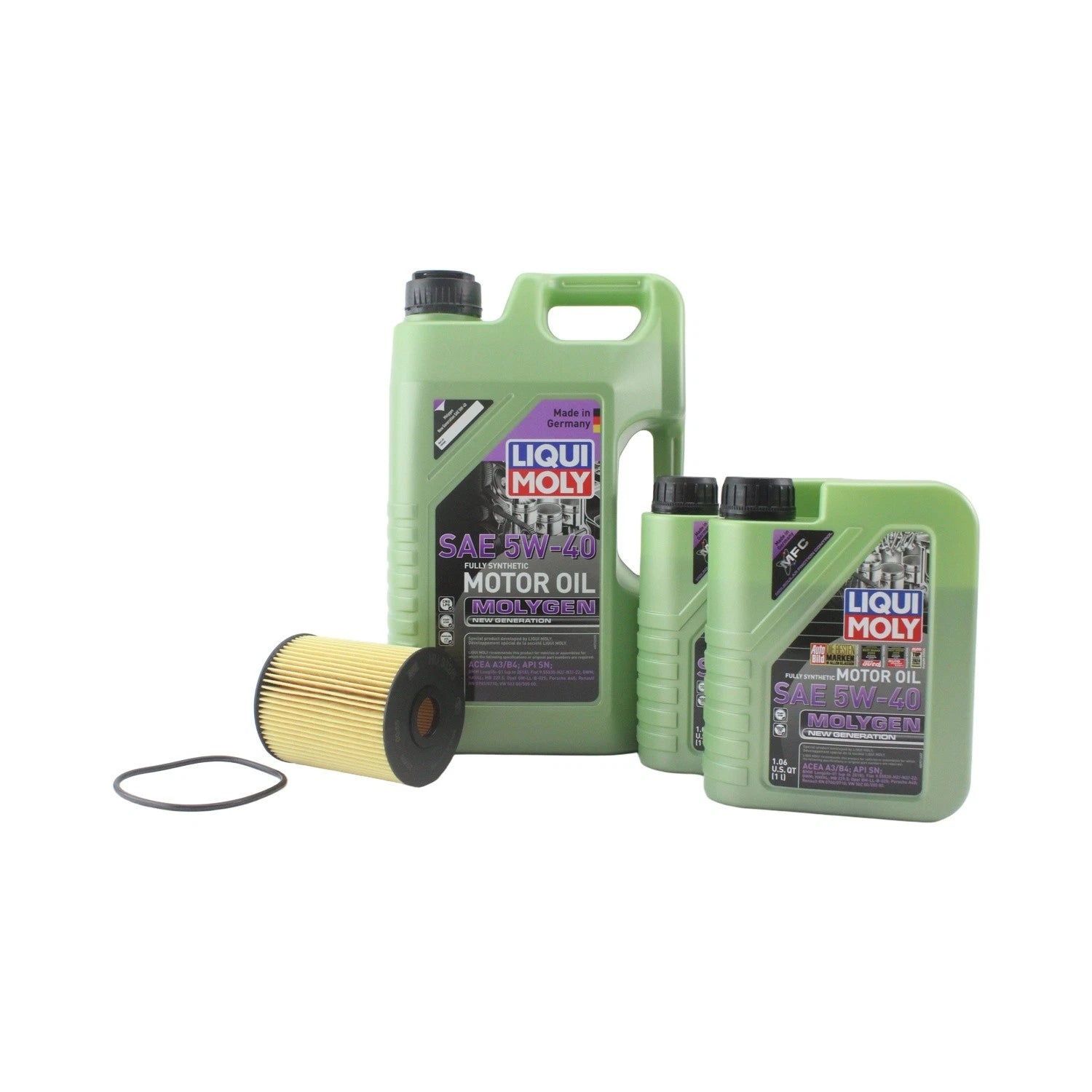 Oil Change Kit 7L Liqui Moly Molygen 5W-40 for Audi Q7 (2007–2015)