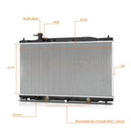 Full Aluminum Core Radiator for Honda CR-V (2010–2011) DPI-13161