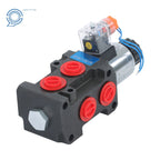 Hydraulic Solenoid Diverter Selector Valve 1/2" BSP 6 Port for