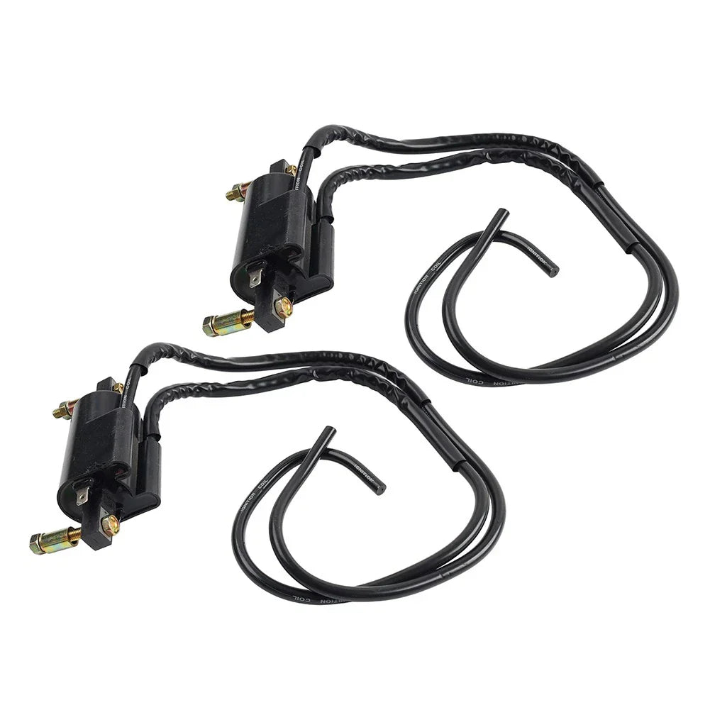 Ignition Coils Set with Wire for Honda CB550SC CB650 CB700SC CB1000F CB1100F (1979-1983)