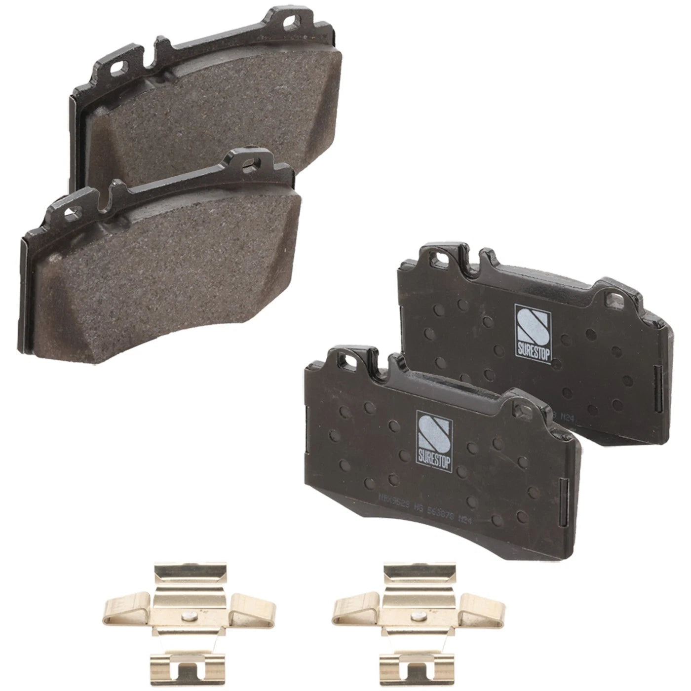 Front Brake Disc Rotors and Pads Kit for Mercedes-Benz CLS550 (2007–2009)