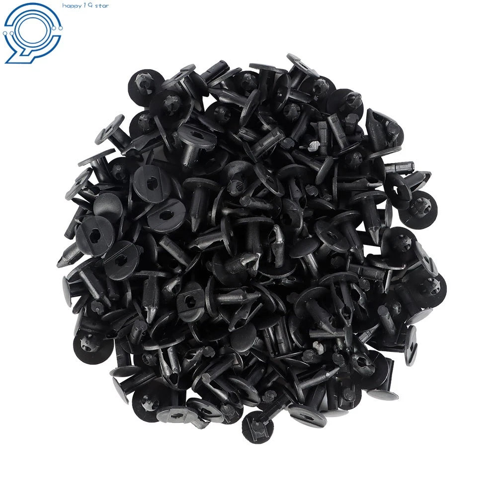 Set of 100 Push Pin Clips for Car Fender Bumper (Universal)
