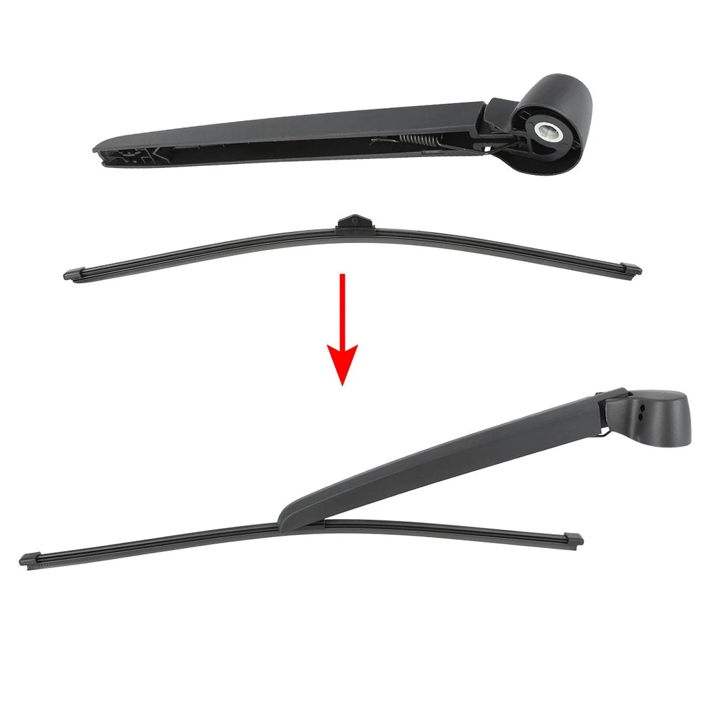 Set of 2 Rear Windshield Wiper Blade Arms for Audi A4 Avant (2010–2016)