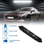Front Upper Bumper Grille for Hyundai Elantra (2021–2022) Black