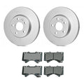 Bosch QuietCast Front Rotor & Akebono ProACT Brake Pad Kit for Tundra