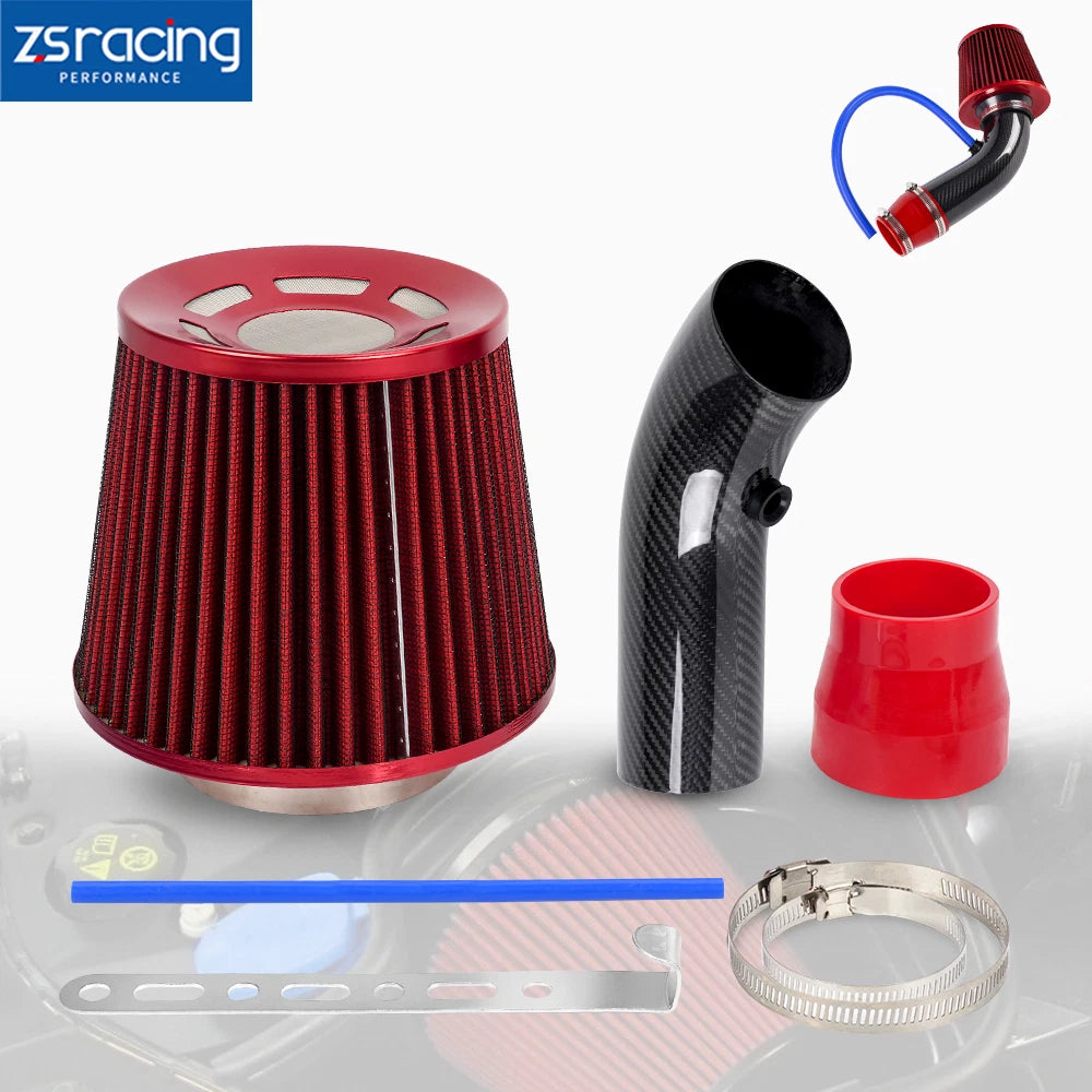 3" Carbon Fiber Cold Air Intake Induction Pipe for