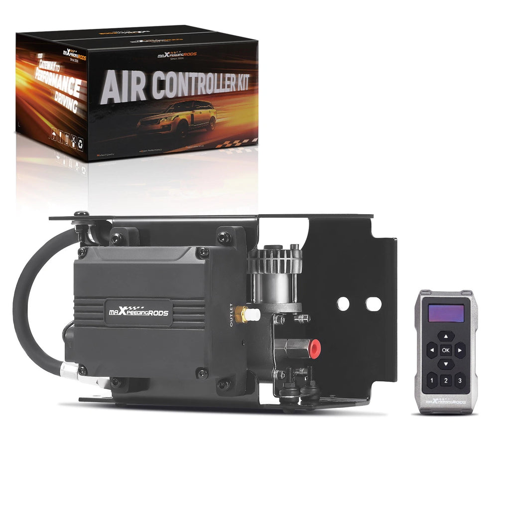 Wireless On Board Air Shock Compressor Kit for Ford F150 F250 F350 (2004–2023)