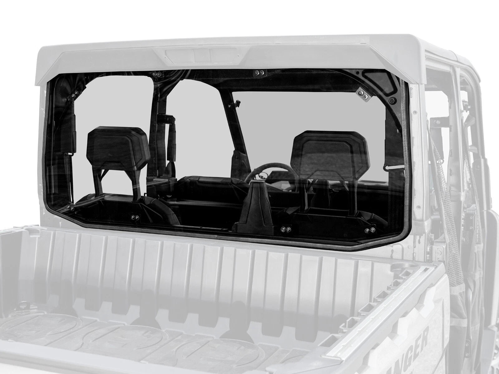 Light Tint Polycarbonate Rear Windshield for Ranger XD 1500 (2018–2023)