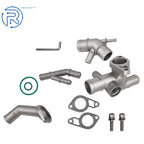 Aluminum Coolant Flange Upgrade Kit for Audi TT (2000–2002) & Jetta (2000–2005)