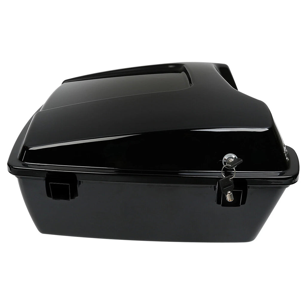 Black Chopped Trunk Top Rack for Harley Touring Electra Glide (1997–2013)