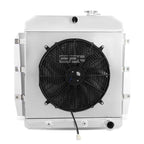 Three Row Aluminum Radiator + Fan Shroud for Chevy GMC 100/150 (1955–1959)