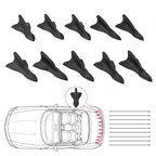 Set of 10 Vortex Generator Diffusers for Wing Spoiler