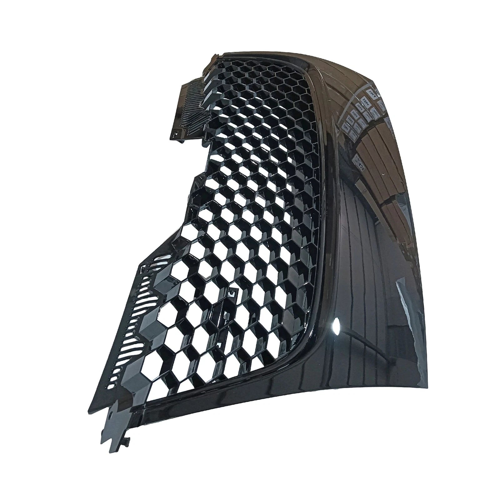 Upper Mesh Grille for VW Jetta GLI GTI (2006–2009) Black with Chrome Trim